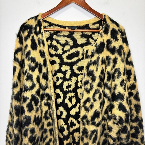 Torrid Leopard Brushed Duster Cardigan Size 4x Animal Print - Picture 8 of 15